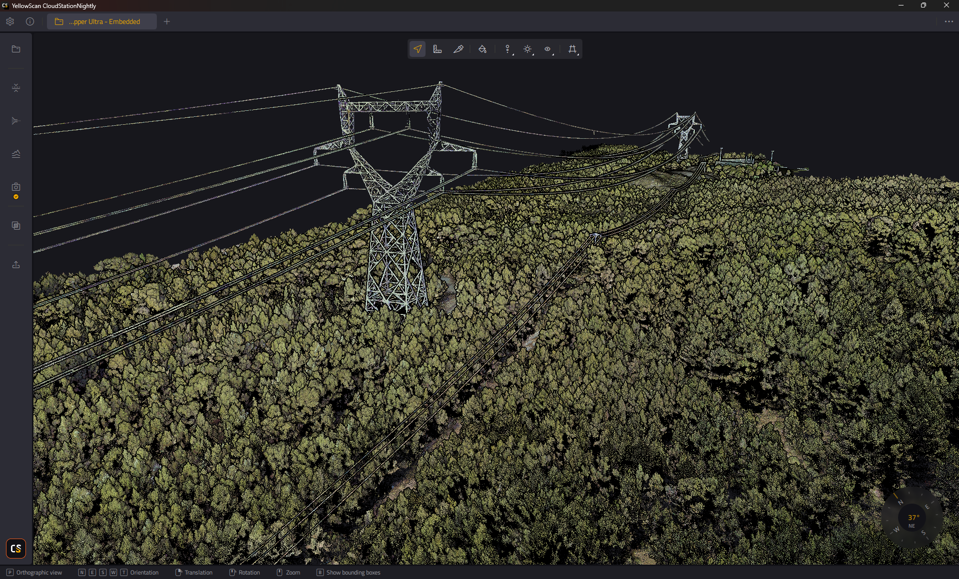 Powerline Colorization